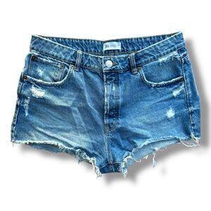 Denim Distressed Women's Shorts Size 10
